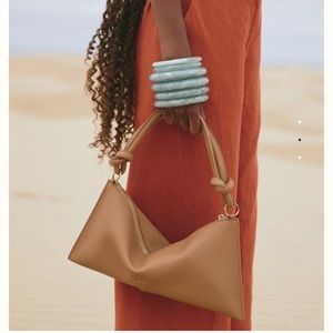 100% authentic Cult Gaia Mini Hera Bag in camel